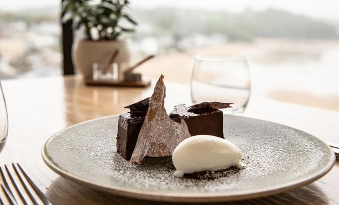 Dessert with a view